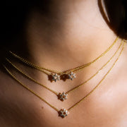 Les Petit Jewels Necklaces Diamond Star of David Necklace - 14k Yellow, White or Rose Gold
