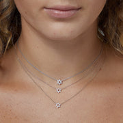 Les Petit Jewels Necklaces Diamond Star of David Necklace - 14k Yellow, White or Rose Gold
