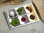 Dune Seder Plate - Mixed Metals by Laura Cowan