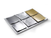 Laura Cowan Seder Plates Dune Seder Plate - Mixed Metals by Laura Cowan