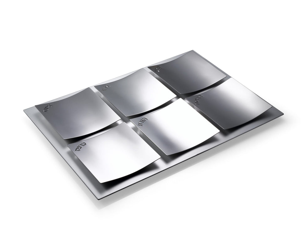 Laura Cowan Seder Plates Dune Seder Plate - Stainless Steel by Laura Cowan