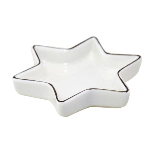 Ceramic Star of David Serving Dish