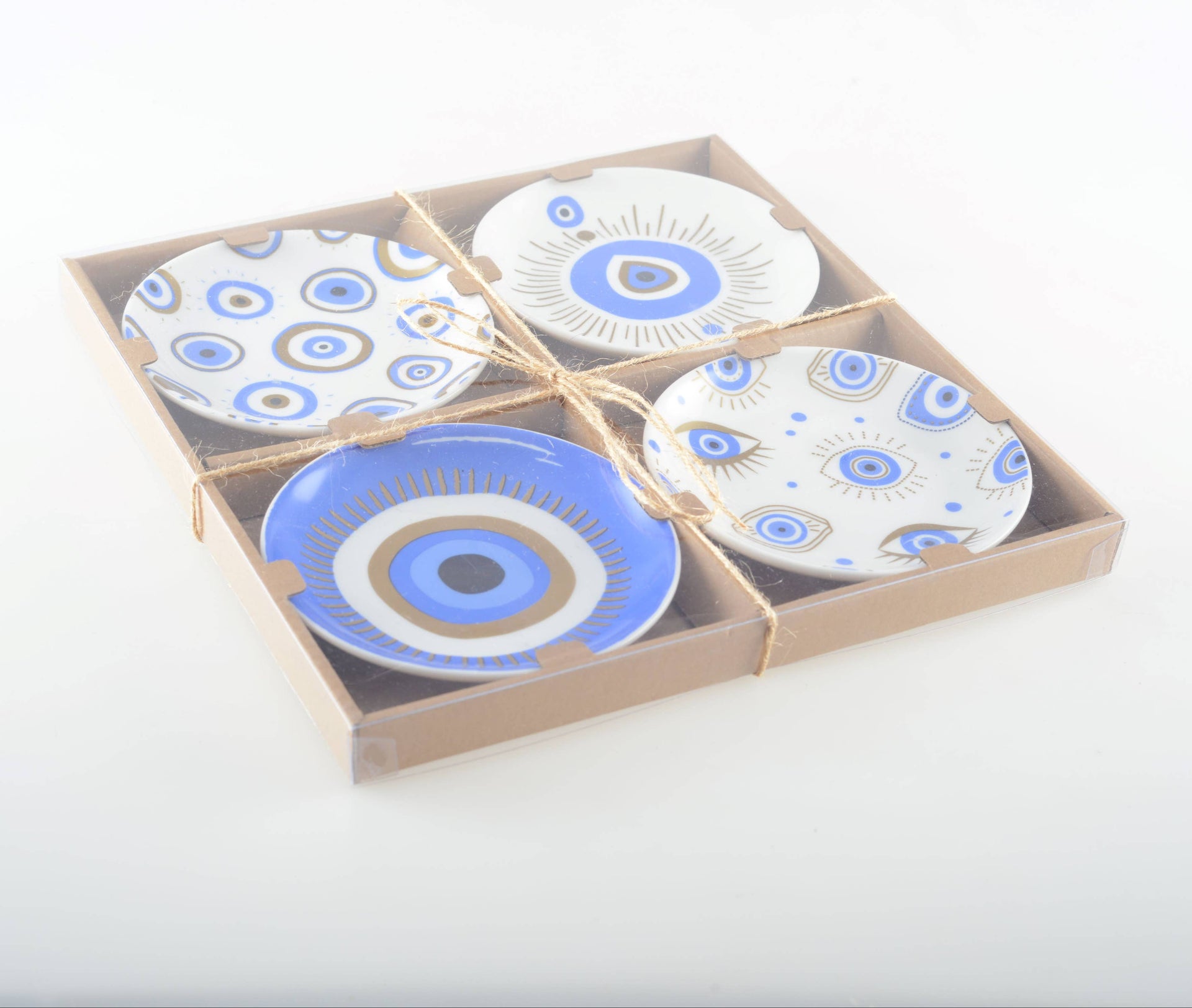 AULICA Ring Bowls Blue Luck Bowl 12cm - Set of 4