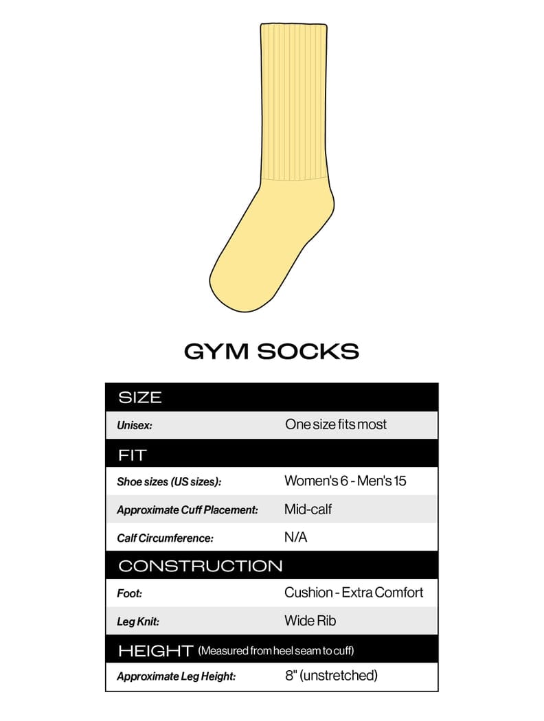 Gumball Poodle - I Love Bagels Gym Crew Socks - ModernTribe