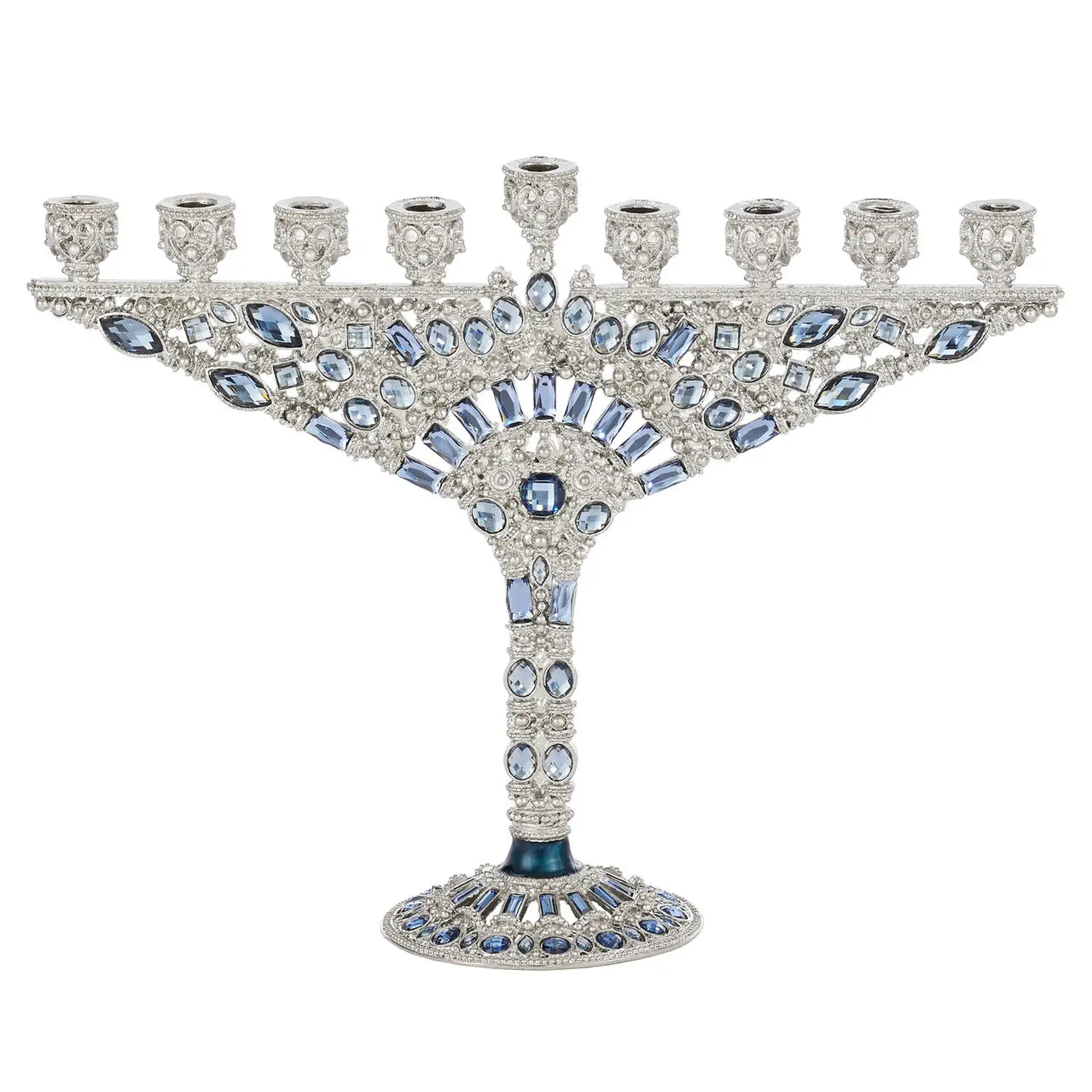 Olivia Riegel Menorahs Devorah Menorah by Olivia Riegel - Silver