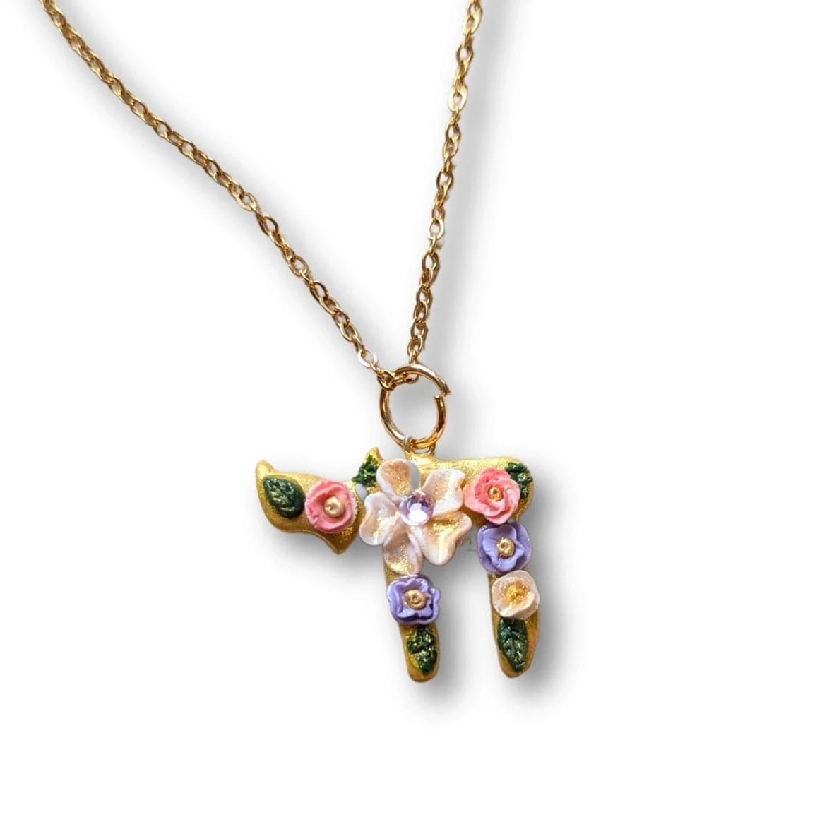 Edie's Art Shop - Nisan Floral Chai Necklace - ModernTribe