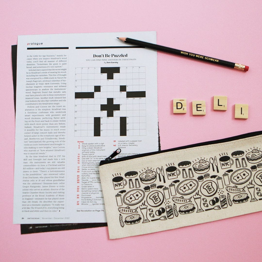 By the By - Wish You Were Schmear Pencil Case and Pencils - ModernTribe
