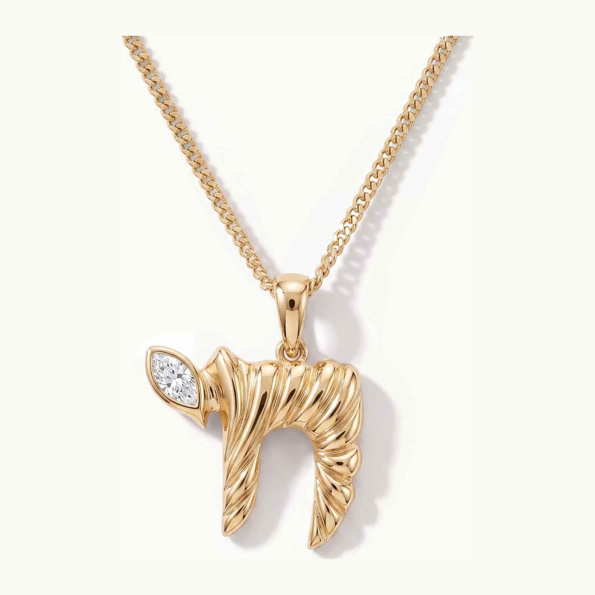 Les Petit Jewels Necklaces Eden Chai Necklace - 14k Gold