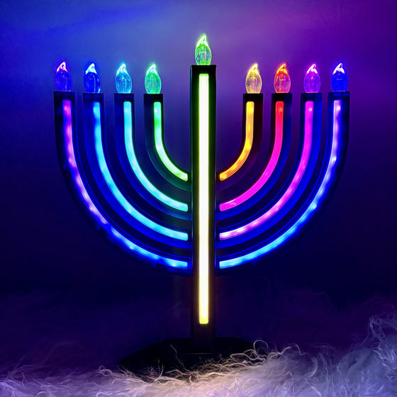 Electric Colorwave Menorah