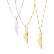 Miriam Merenfeld Jewelry - Eretz Israel Diamond Necklace - (Sterling Silver or Gold-Plated) - ModernTribe
