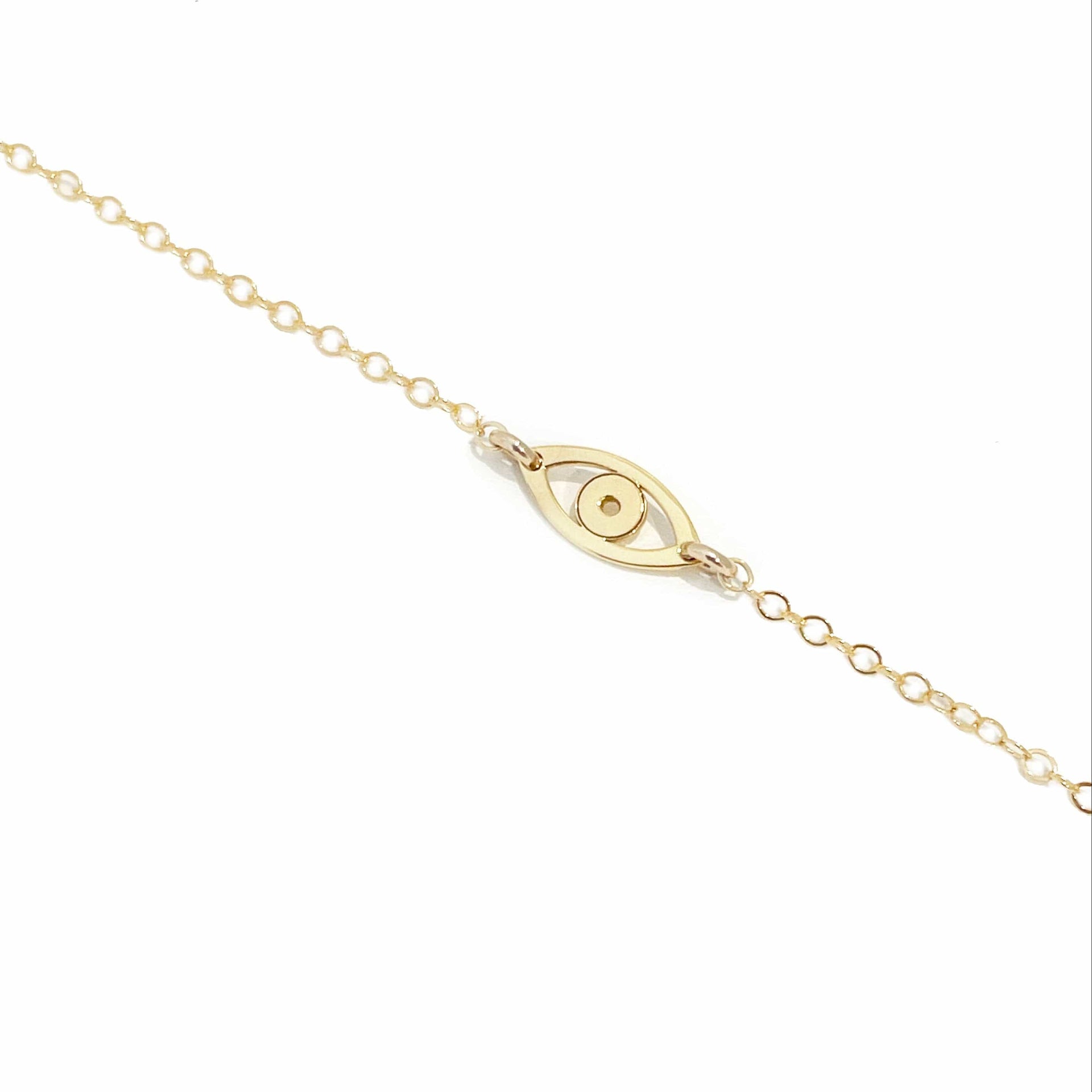 Miriam Merenfeld Jewelry Necklaces Evil Eye / Gold-Plated / 15" Star of David, Hamsa or Evil Eye Charm Necklace by Miriam Merenfeld - (Sterling Silver, Two-Tone or Gold-Plated)