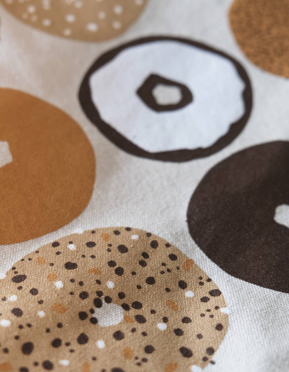 Idlewild Co. - Bagels Tote Bag with Vegan Leather Handle - ModernTribe