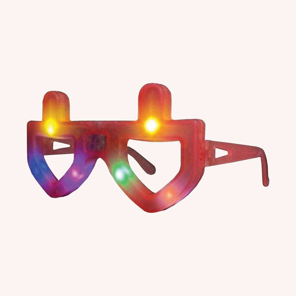Ner Mitzvah Toys Hanukkah Light-Up Dreidel Glasses