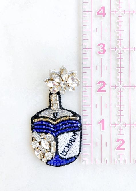 Dos Femmes - Sparkly L'chaim Dreidel Earrings - ModernTribe
