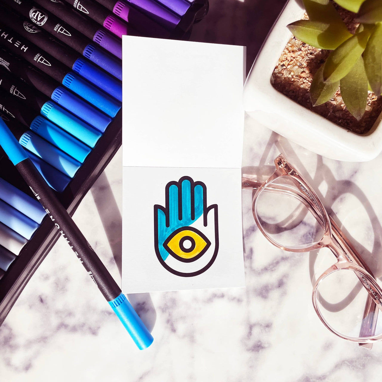 A Brighter Year - Happy Hanukkah Mini Coloring Book - ModernTribe