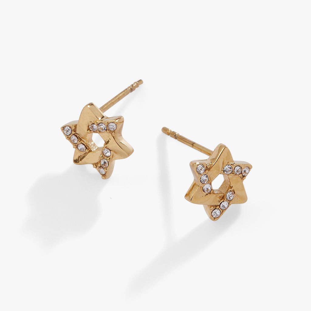 Alex and Ani - Star of David Mini Stud Earrings by Alex and Ani - Gold or Silver - ModernTribe