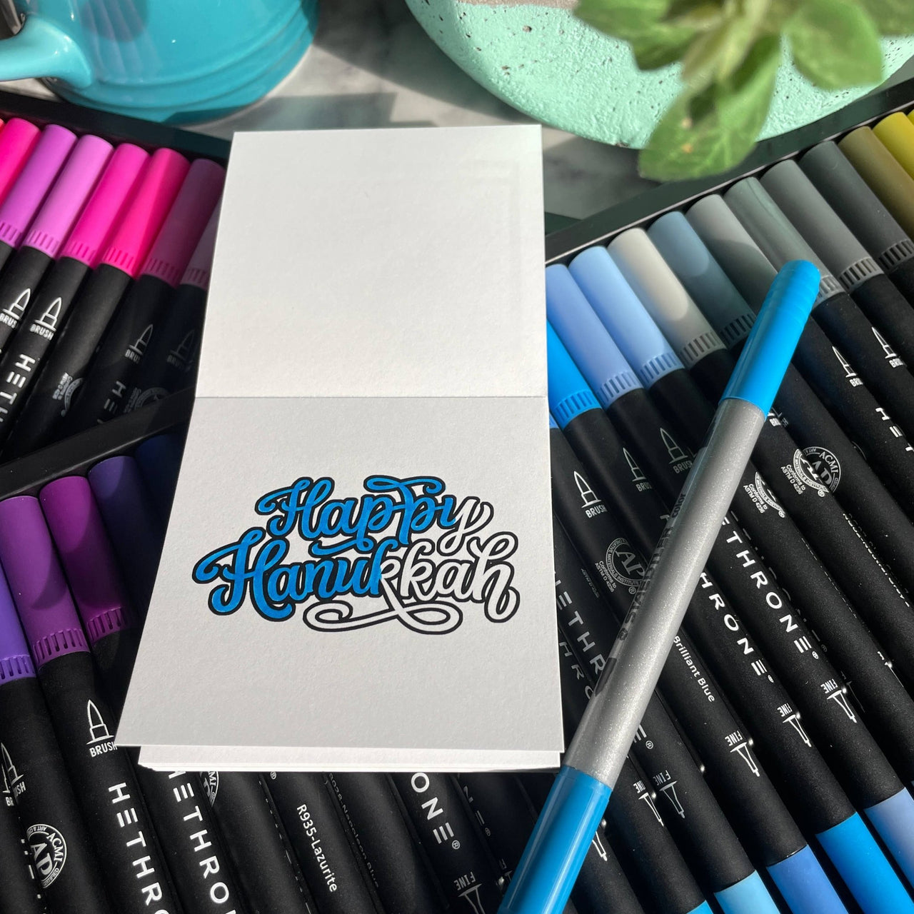 A Brighter Year - Happy Hanukkah Mini Coloring Book - ModernTribe