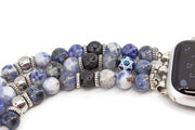 My Tribe by Sea Ranch Jewelry - Star of David Blue - Spot Jasper Apple Watch Bracelet - ModernTribe