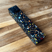 The Materials Design Co. Mezuzahs Midnight Black Rainbow Terrazzo Mezuzah