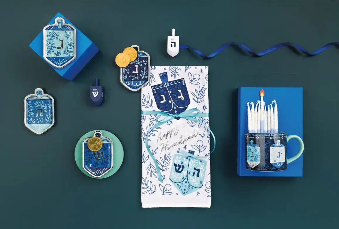 Danica Jubilee - Dreidels Dipping Dish Set - Set of Four - ModernTribe