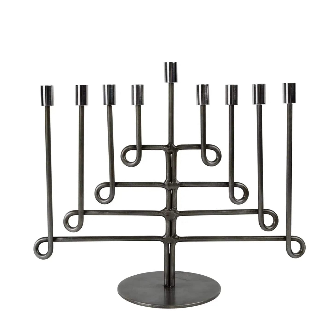 Ten Thousand Villages Menorahs Antiqued Twisted Iron Menorah