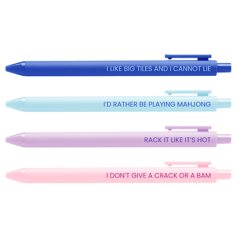 Sammy Gorin LLC - Mahjong Lover Pens - Set of 4 - ModernTribe
