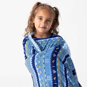 Bellabu Bear Blankets Hanukkah Fair Isle Bamboo Sherpa Blanket by Bellabu Bear