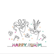 Altoona Store - Purim Jester Guest Towels - Pack of 16 - ModernTribe