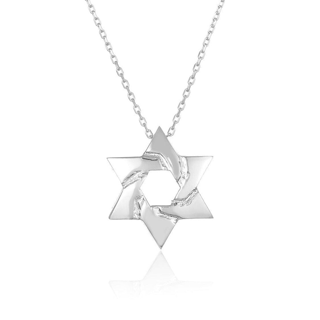 Alef Bet - Geometric Star of David Necklace - ModernTribe