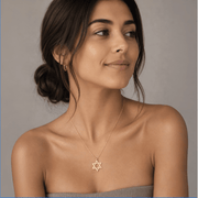 Miriam Merenfeld Jewelry - Jordan Star of David Necklace by Miriam Merenfeld - (Gold-Plated or Sterling Silver) - ModernTribe
