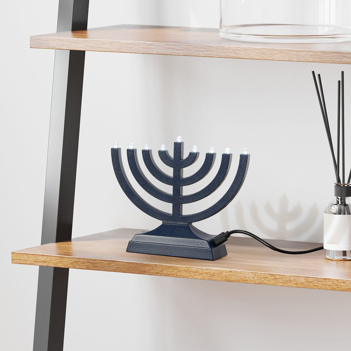 Rite Lite Menorahs Go Menorah™ - Light It Anywhere, Navy