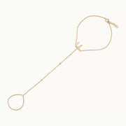 Les Petit Jewels Bracelets Chai Hand Chain - 14k Gold