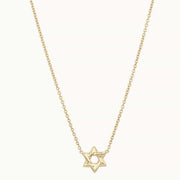 Les Petit Jewels Necklaces Star of David Necklace - 14k Gold