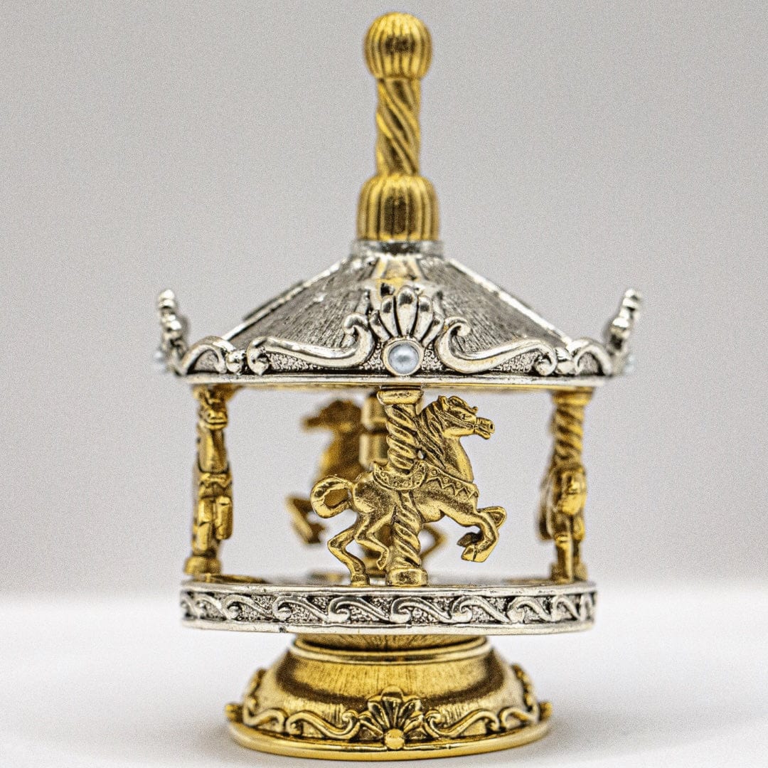 Quest Collection Dreidels 24k Two-Toned Carousel Dreidel