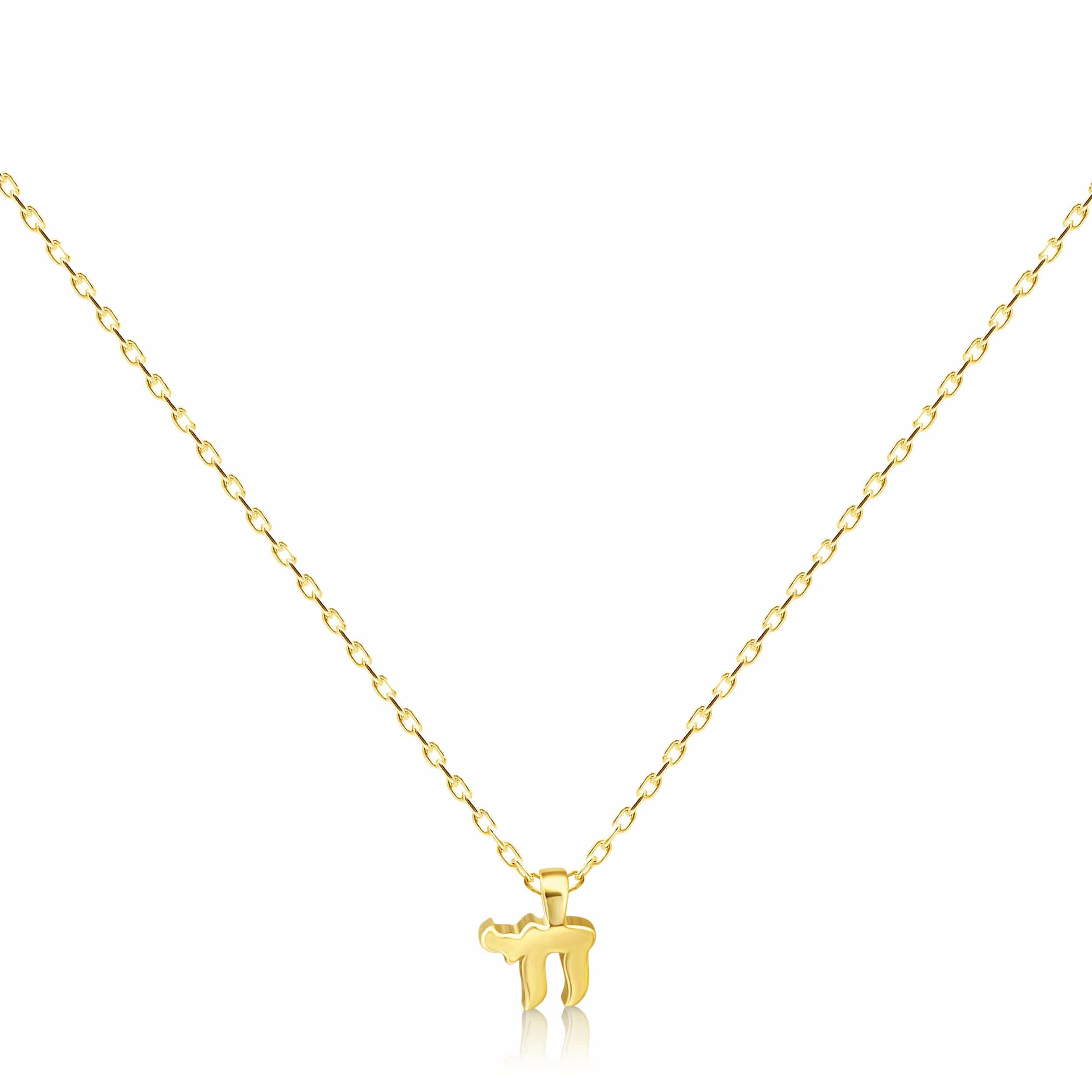 Buy TooliksGold Chai Pendant Necklace - Designer Handmade Jewish Jewelry  Protection Charm - 16 inch + 2 inch extending chain Online at  desertcartINDIA