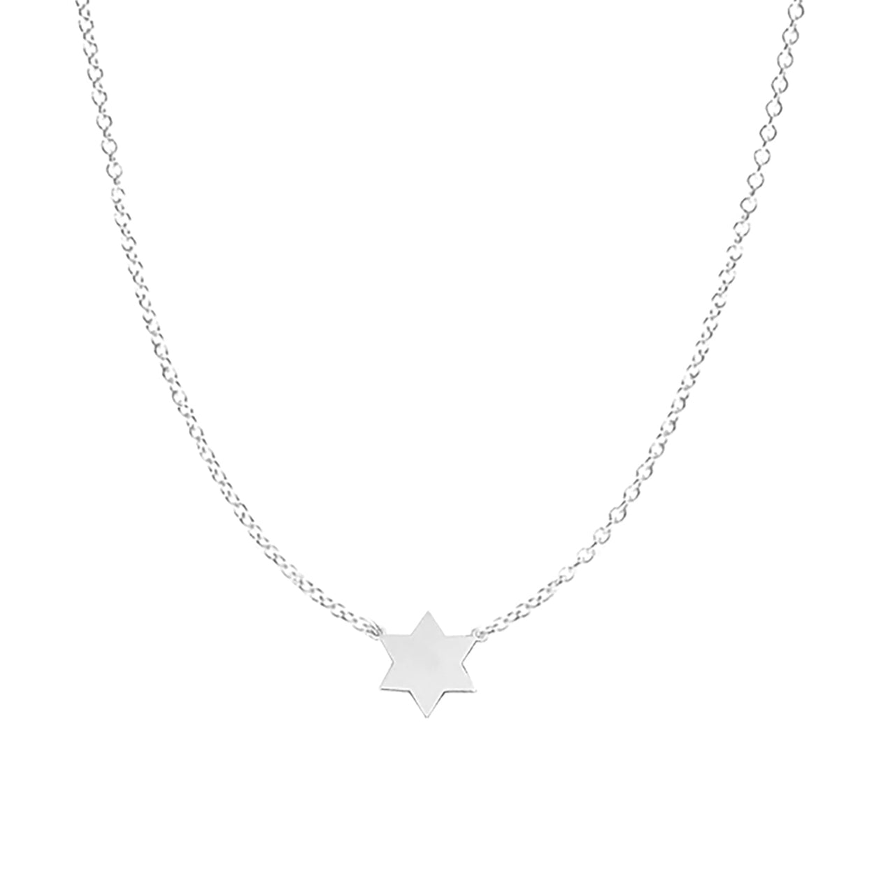 Miriam Merenfeld Jewelry - Golda Star of David Necklace by Miriam Merenfeld - (Sterling Silver, Two - Tone or Gold - Plated) - ModernTribe