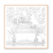 Mazel Mazel - The Gramercy Park Line Drawing Ketubah - ModernTribe