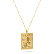 Hashem Is Your Guardian pendant in 14k gold by Sages & Souls
