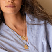 Hashem Is Your Guardian pendant, worn