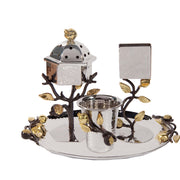 Yair Emanuel Havdalah Sets Stainless Steel Pomegranate Havdalah Set by Yair Emanuel