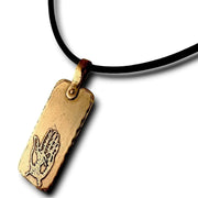 Marla Studio - Hamsa Hand Necklace by Marla Studio - Bronze - ModernTribe