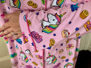 Amy Kritzer Becker - Hanukkah Dreams Bamboo Adult Pajamas - (Unisex Sizes S - 4XL) - ModernTribe