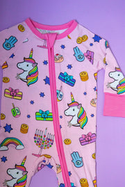 Amy Kritzer Becker Pajamas Hanukkah Dreams Bamboo Onesie Pajamas - (Baby Sizes 0 - 24M)