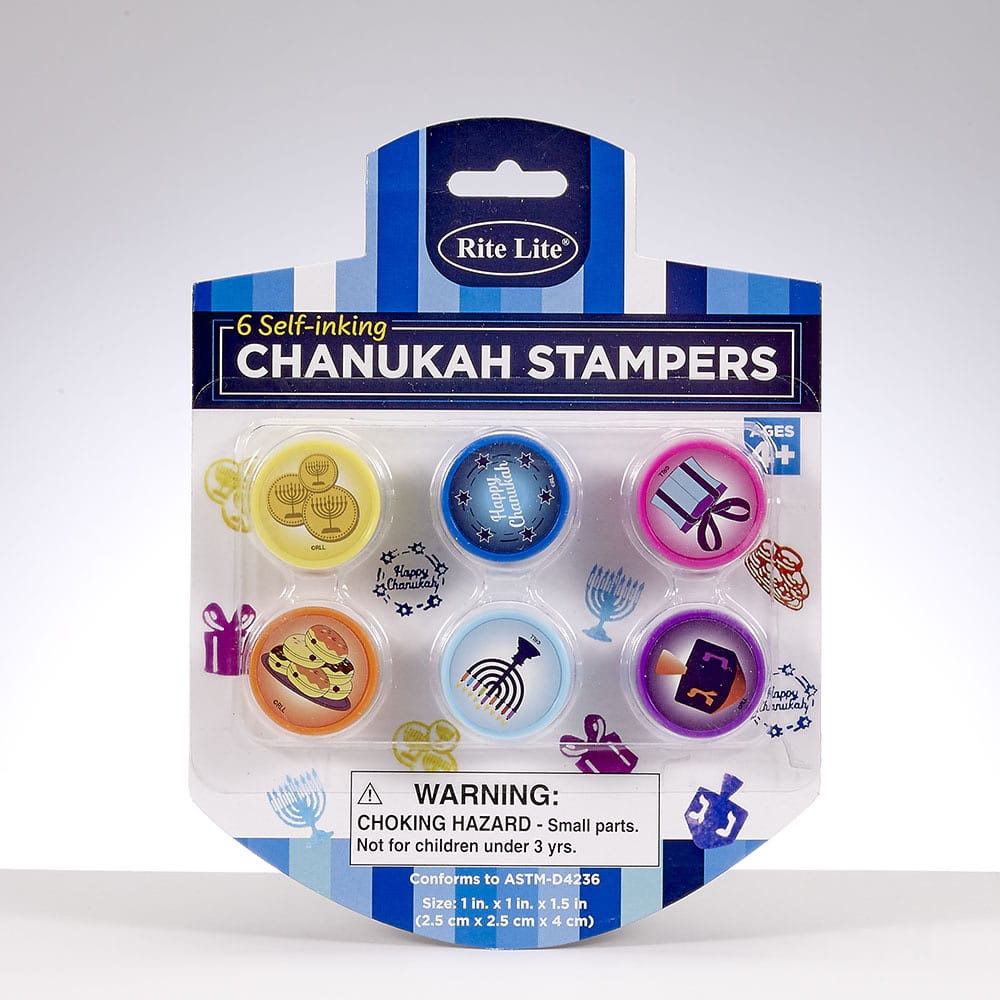 Rite Lite Crafts Hanukkah Stampers - Set of 6