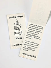 Emily Rosenfeld Keychains Healing Prayer Wheel Keychain by Emily Rosenfeld