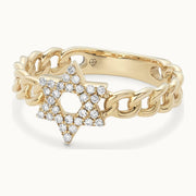 Les Petit Jewels Rings Heritage Star of David Ring - 14k Gold