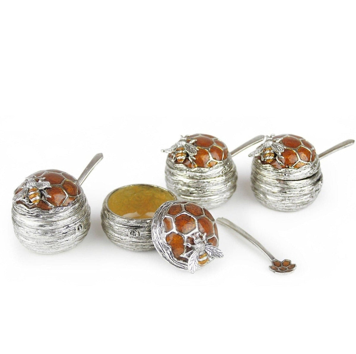 Quest Collection - Mini Honeycomb Beehive Bowls - Set of 4 - ModernTribe