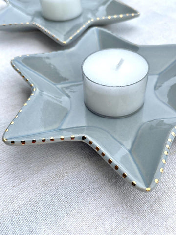 Nina Keramik - Star of David Tea Light Candle Holders by Nina Keramik - ModernTribe