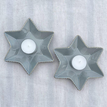 Nina Keramik - Star of David Tea Light Candle Holders by Nina Keramik - ModernTribe