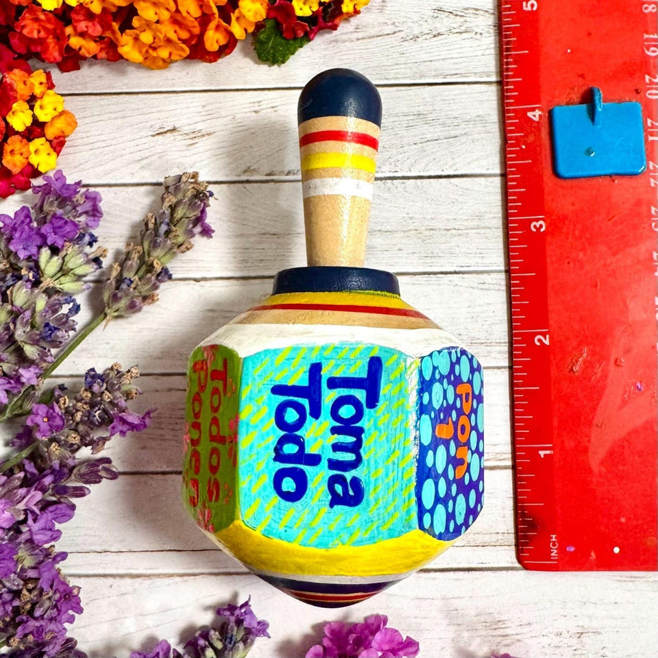 Amelia's Art-ifacts - Toma Todo Pirinola - Mexican Version of Dreidel - ModernTribe